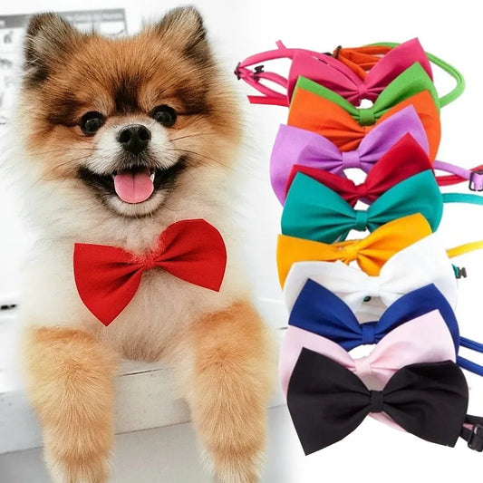 Bow tie puppy bow ties dog - Pet supplies