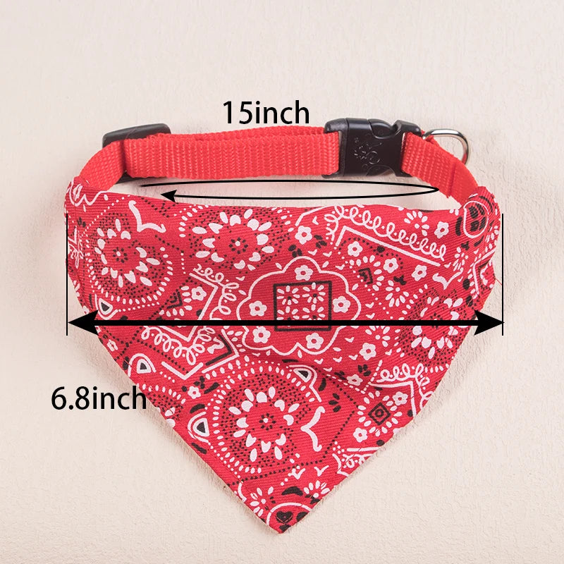 StylePaws Bandana Collar – Adjustable Scarf for Small Pets