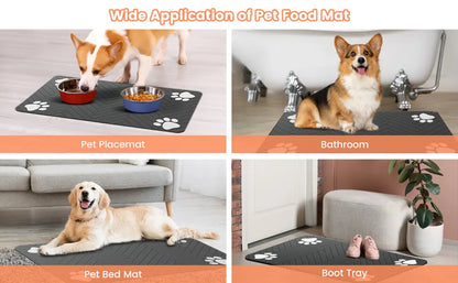 Pet Mat – Non-Slip Waterproof Food & Water Mat