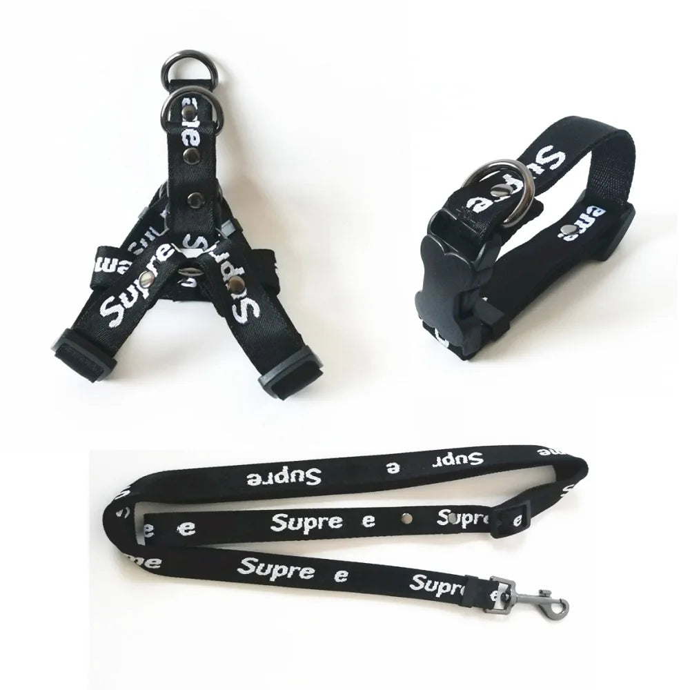 Vogue Dogs Luxury Leash – Stylish Nylon Harness Set