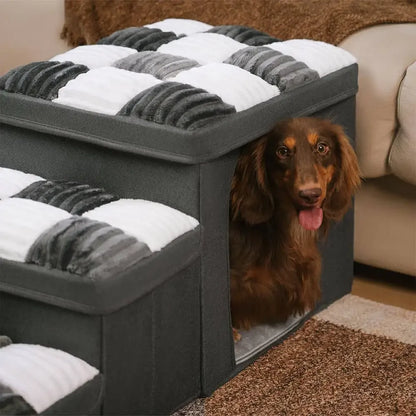 Luxury Pet Stairs,Bed and Home Handmade – Folding Storage Space