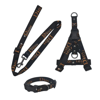 Vogue Dogs Luxury Leash – Stylish Nylon Harness Set