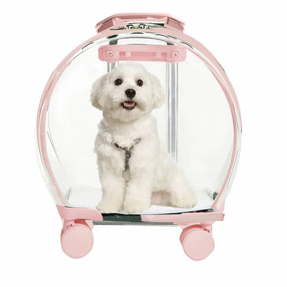 Travel Beauty Case – Portable Pet Trolley for Small Breeds