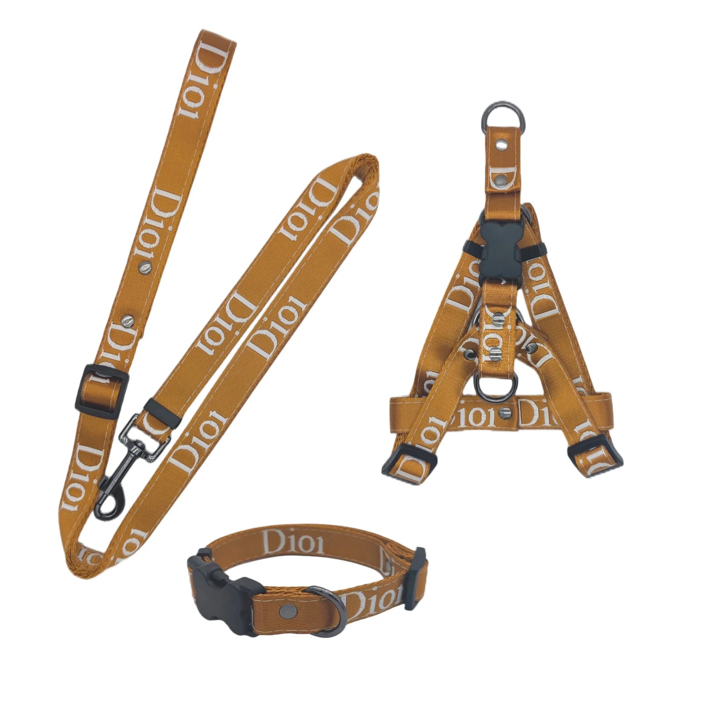 Vogue Dogs Luxury Leash – Stylish Nylon Harness Set