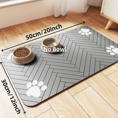 Pet Mat – Non-Slip Waterproof Food & Water Mat