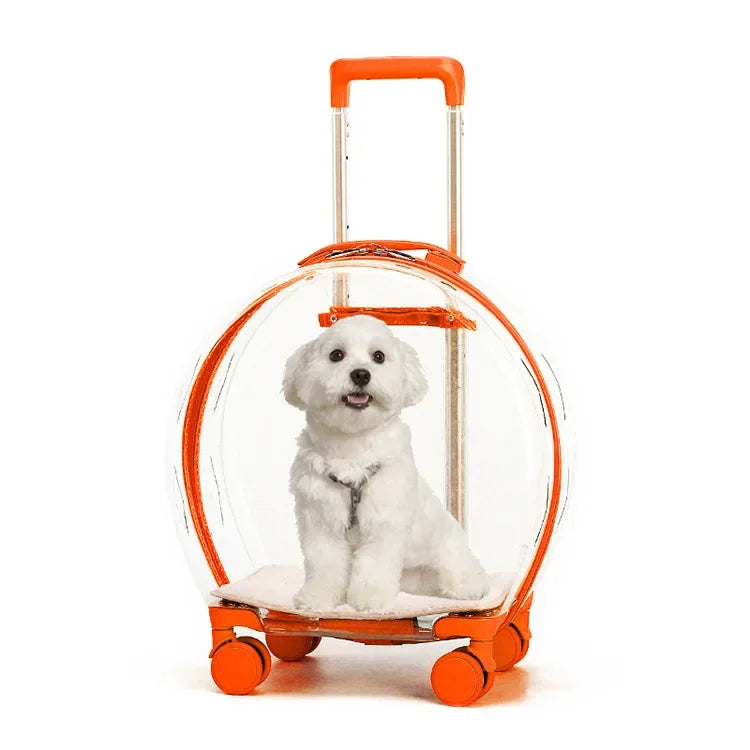 Travel Beauty Case – Portable Pet Trolley for Small Breeds