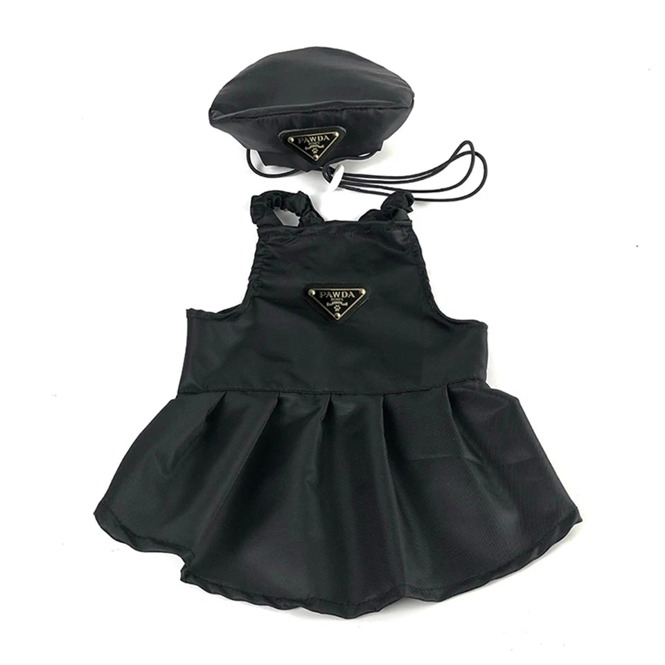 Pawda Pet Dress – Stylish Black Skirt for Dogs & Cats