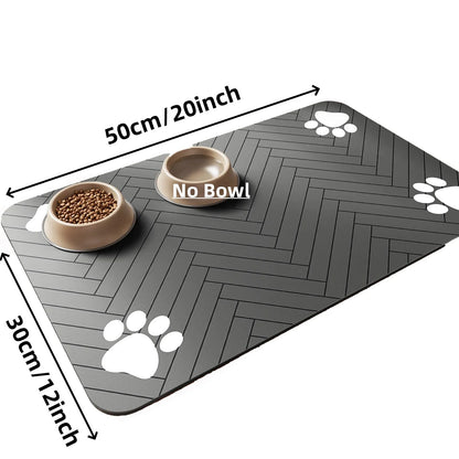 Pet Mat – Non-Slip Waterproof Food & Water Mat