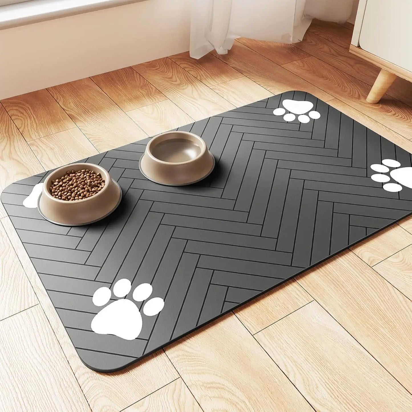 Pet Mat – Non-Slip Waterproof Food & Water Mat