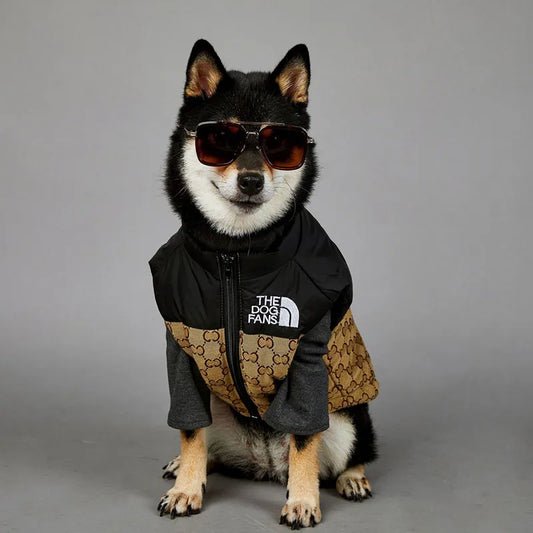 Fashion Week Pet Jacket – Windproof Winter Vest for Small to Large Dogs