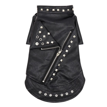 Rock&Roll Dog Jacket – Leather Coat for Small & Large Breeds