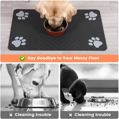 Pet Mat – Non-Slip Waterproof Food & Water Mat