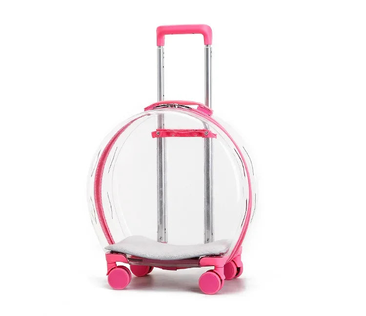 Travel Beauty Case – Portable Pet Trolley for Small Breeds